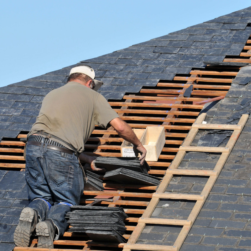 slate roof repair