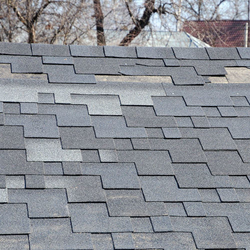 Loose or damaged shingles can be repaired as a temporary fix to a roof leak.